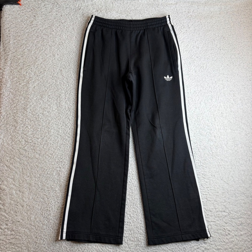 Adidas Originals Firebird Track Pants Black White Baggy Small 570983 AGC002